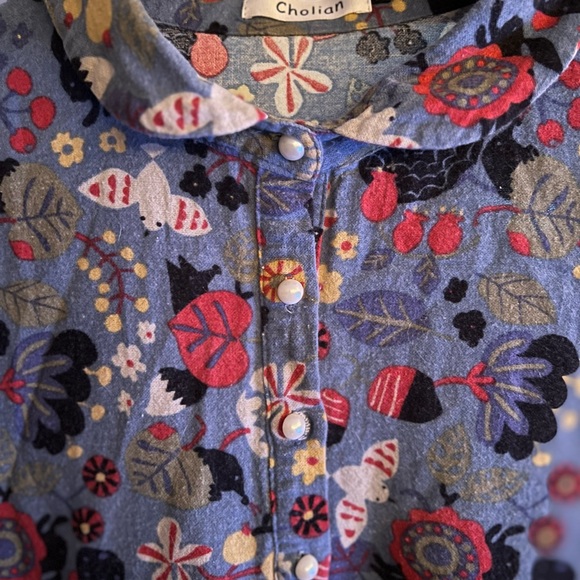 PATTERN BABYDOLL DRESS - Picture 2 of 2